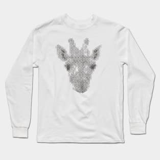 Kumiko Giraffe Animal Portrait Long Sleeve T-Shirt